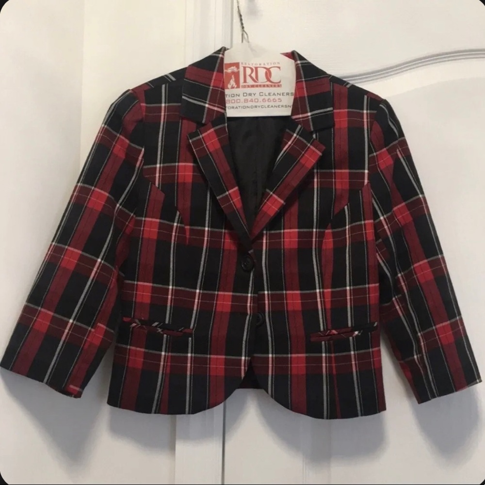 Forever 21 Plaid Blazer-Size Small